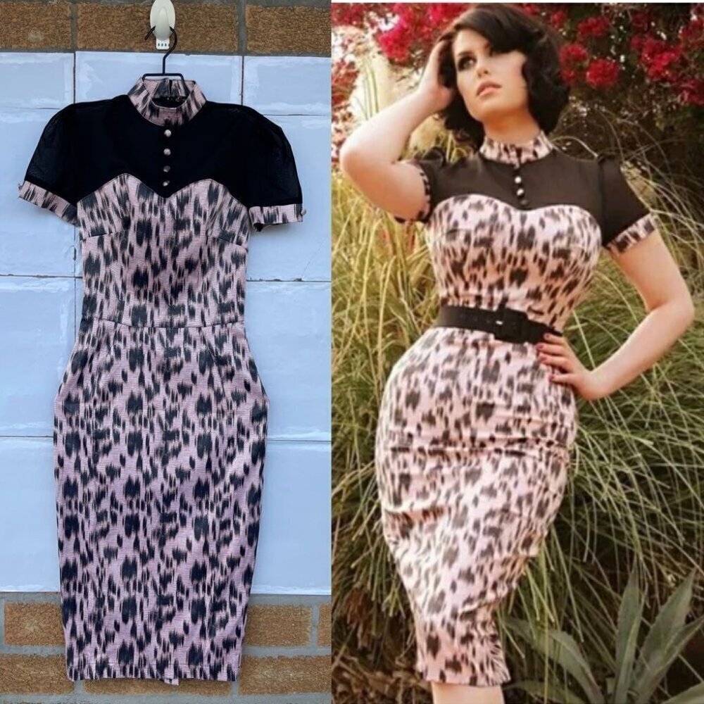 laura byrnes couture pinup dress xs